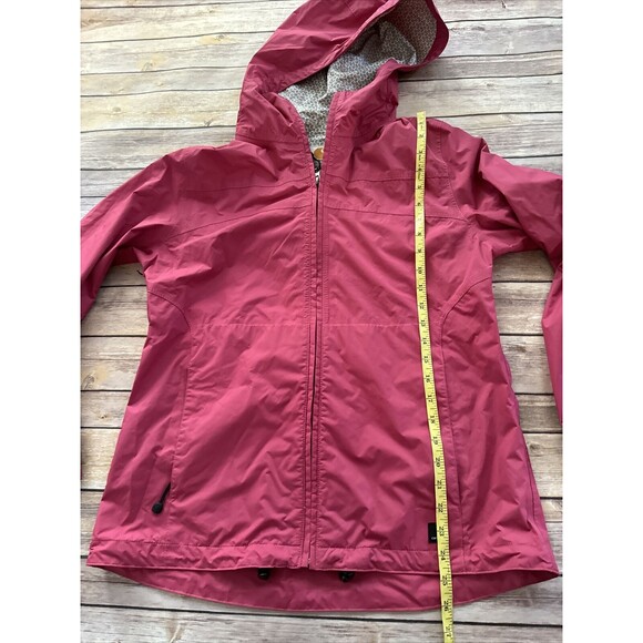 Carhartt Lightweight Nylon Rain Jacket Pink Mauve Women's XS Full Zip Hood - Picture 8 of 9